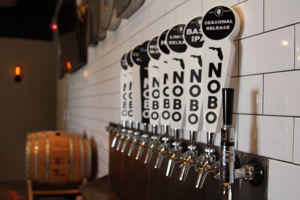 NOBO Brewing Company taps